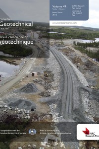 Canadian Geotechnical Journal