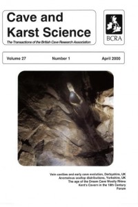 Cave and Karst Science